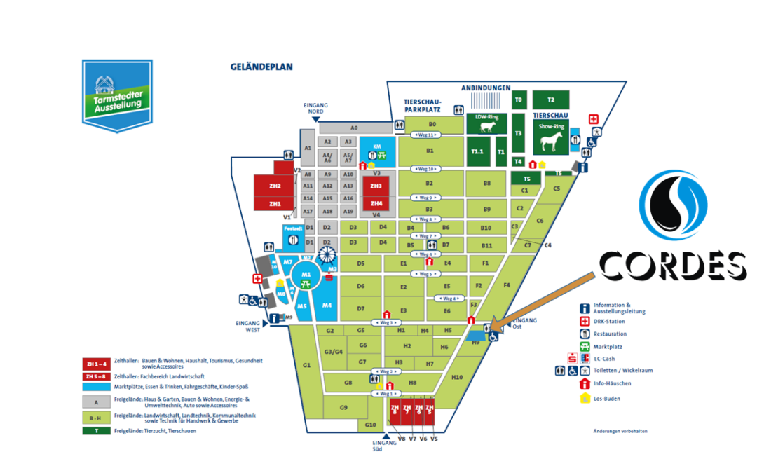 Lageplan Messe Tarmstedt 2023