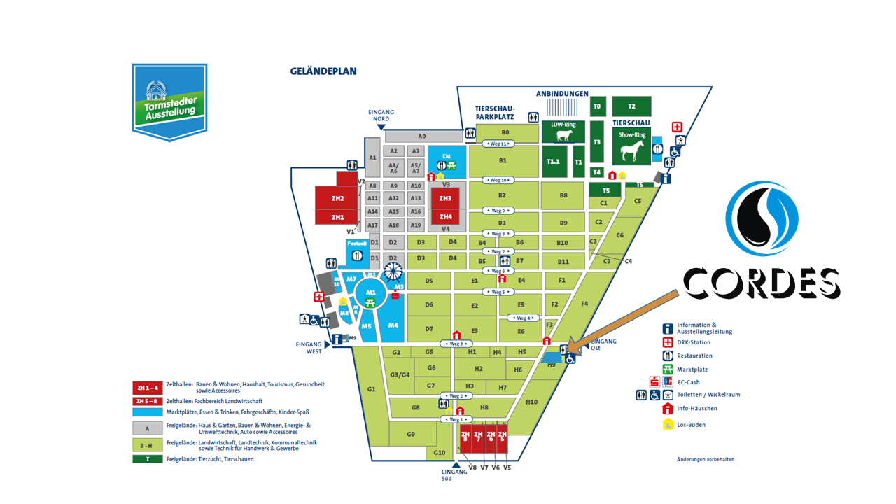Lageplan Messe Tarmstedt 2023