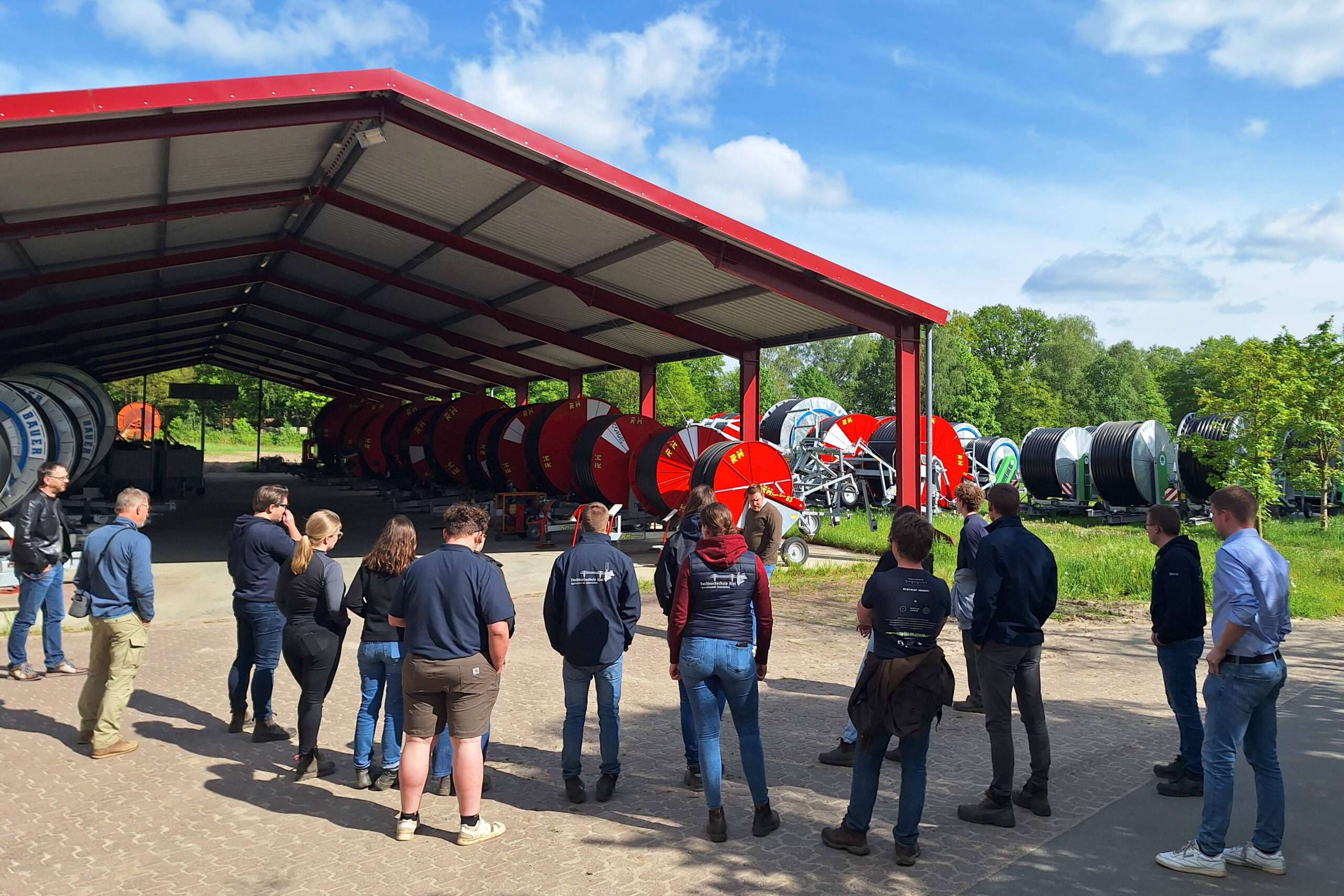 Studenten der FH Kiel zu Besuch bei Cordes-Beregnung