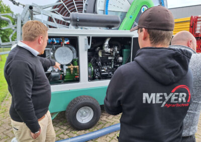 Einweisung von Cordes-Beregnung bei Meyer AgrarTechnik