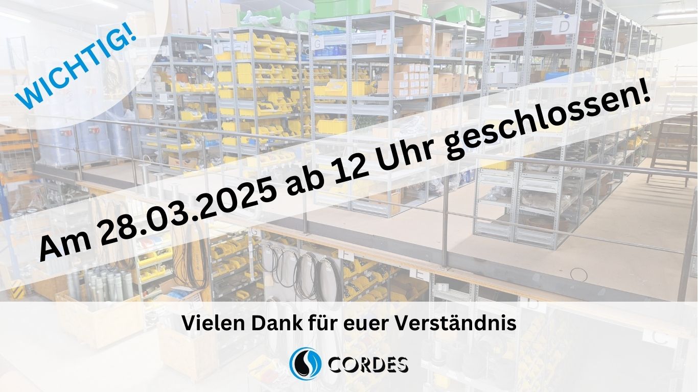 Am 28.03.2025 ab 12 Uhr geschlossen