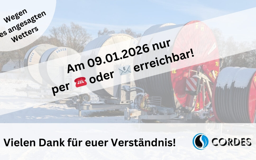 Wegen extremer Wetterlage geschlossen - 20260109