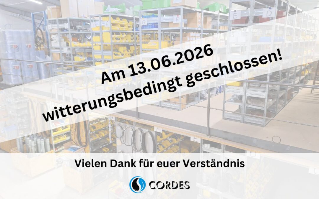 Samstag den 13.06.2026 witterungsbedingt geschlossen
