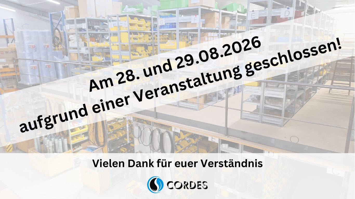 Am 28. und 29.08.2026 geschlossen